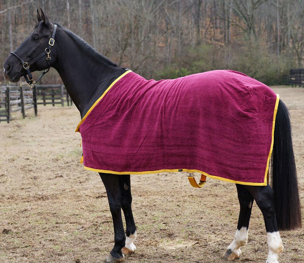 Custom Wool Quarter Sheet Riding Blanket or Exercise Rug