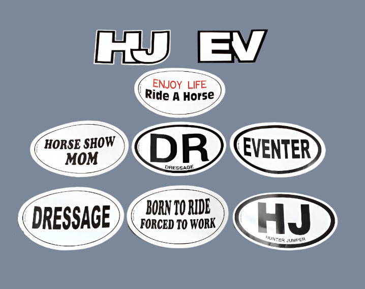 Equestrian Bumper Stickers