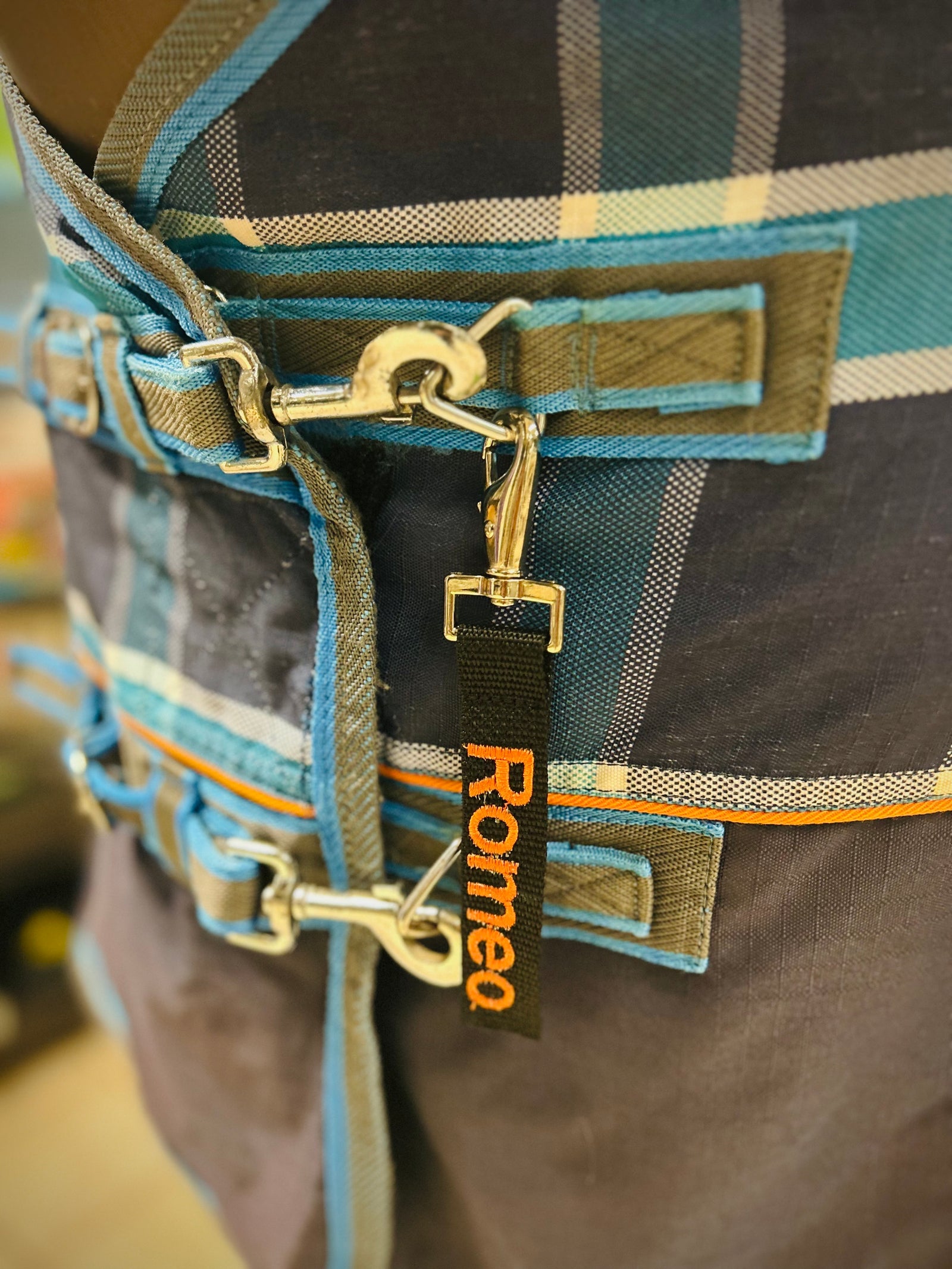 Custom Embroidered Horse Blanket ID Tags