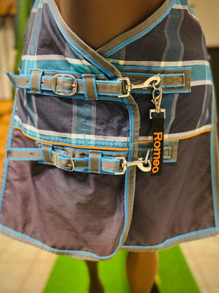 Custom Embroidered Horse Blanket ID Tags