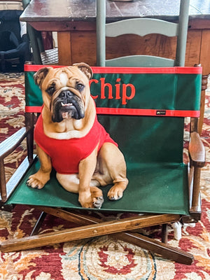 Pet Personalized Director's Chair - Wilsun Custom Horse Blankets & Fine Horse Accessories