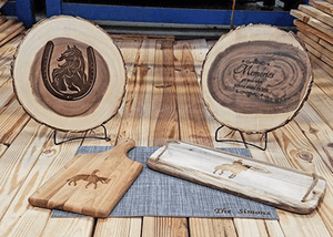 Personalized Wood Serving Boards - Wilsun Custom Horse Blankets & Fine Horse Accessories