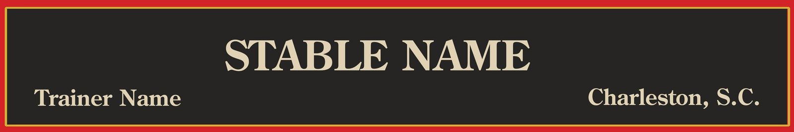 Custom Show Banner - 12 Ft. - Wilsun Custom Horse Blankets & Fine Horse Accessories