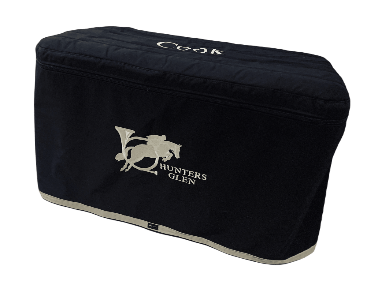 Custom Tack Trunk Covers, Stall Guard and Polo Wrap Holders Wilsun