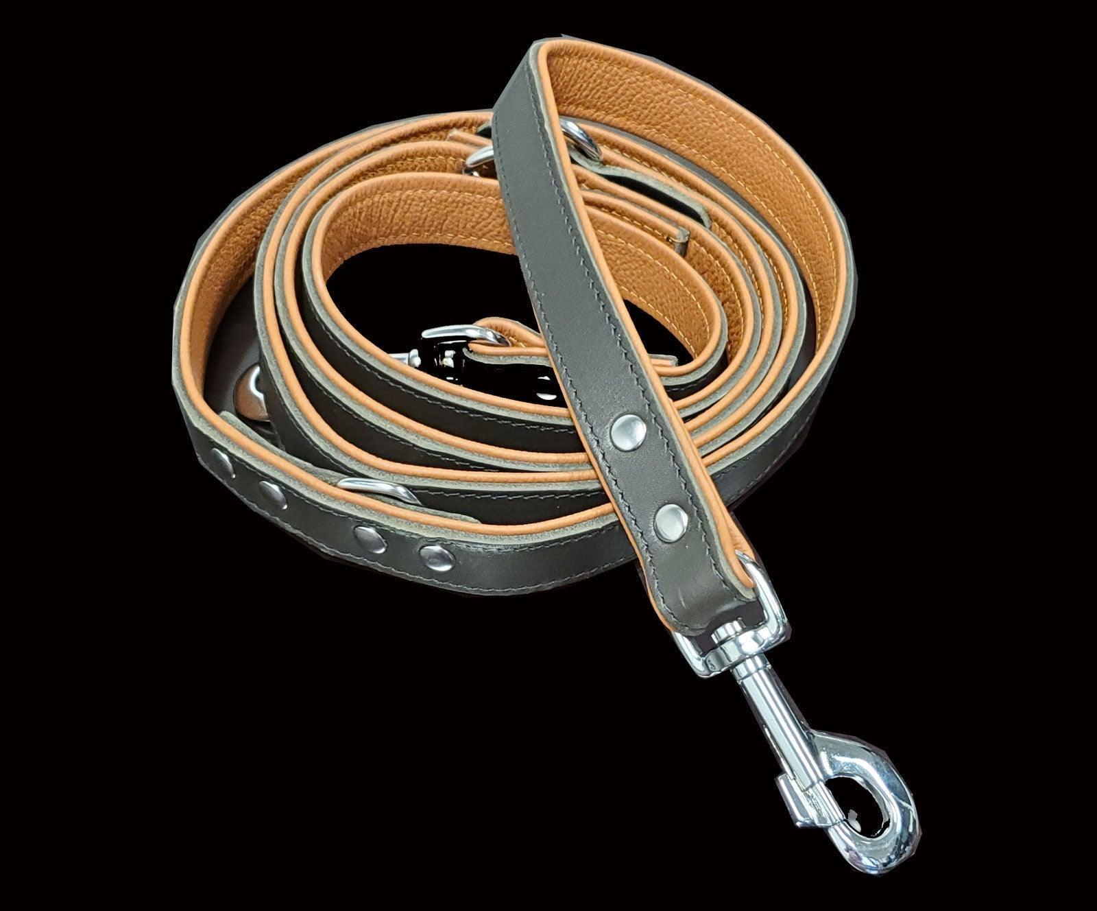 Leather Adjustable Leather Leashes - Wilsun Custom Horse Blankets & Fine Horse Accessories