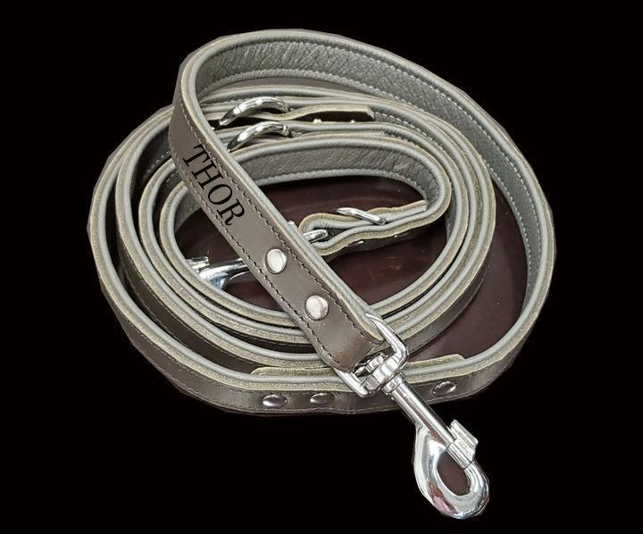 Leather Adjustable Leather Leashes - Wilsun Custom Horse Blankets & Fine Horse Accessories
