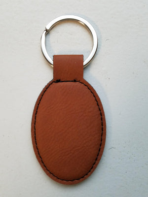 Leather Keychains with Equestrian Engraved Artwork - Wilsun Custom Horse Blankets & Fine Horse Accessories