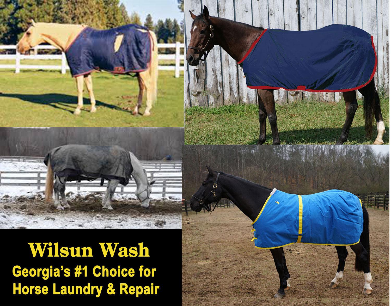 Wilsun Horse Blanket Laundry Service - Wilsun Custom Horse Blankets & Fine Horse Accessories