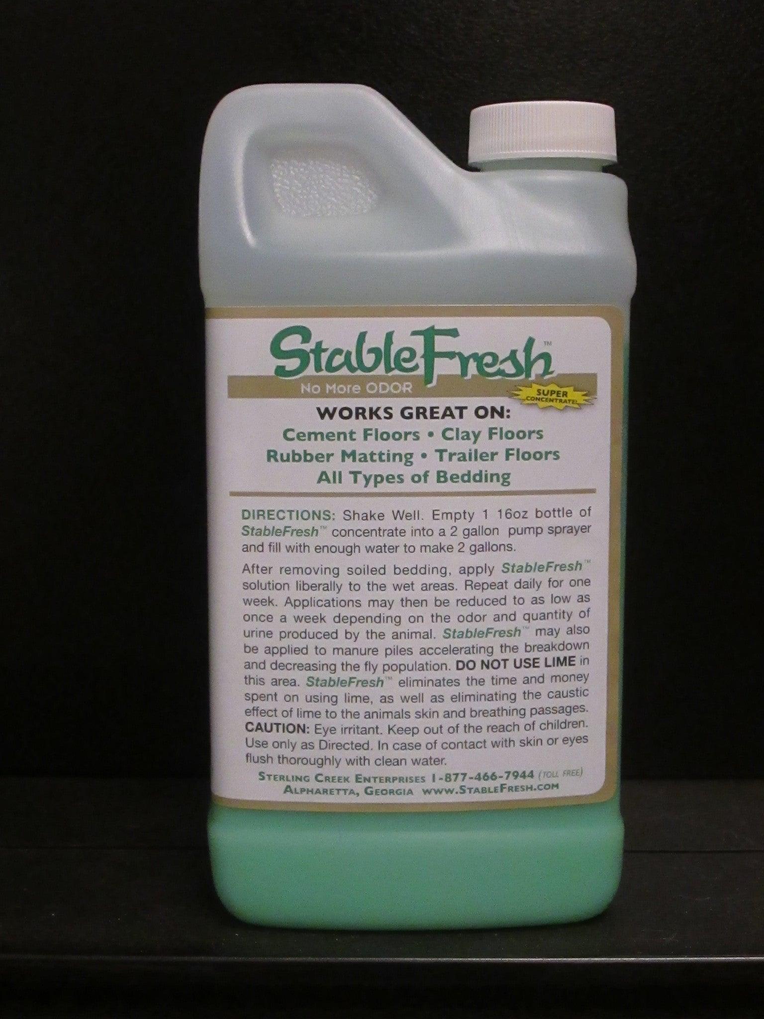 Stable Fresh 16 ounce Concentrate - Wilsun Custom Horse Blankets & Fine Horse Accessories
