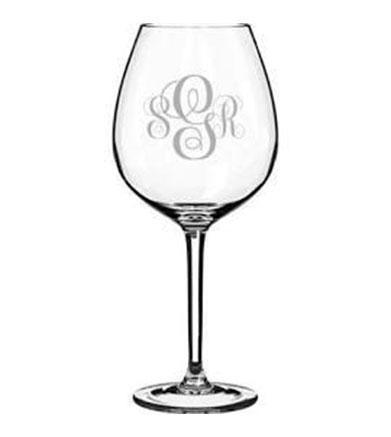 Strahl Engraved Acrylic Wine Glass - Wilsun Custom Horse Blankets & Fine Horse Accessories